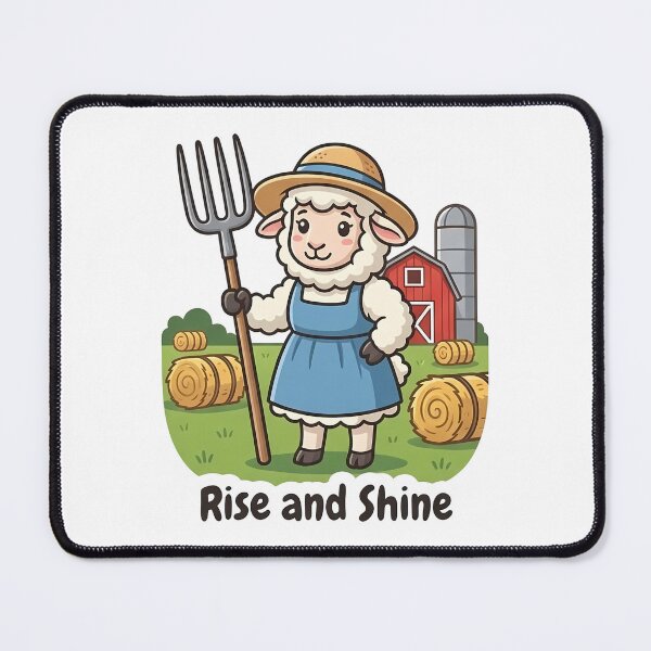 Item preview, Cute Sheep Farmer – Rise and Graze Farming Gift designed and sold by Isliath.