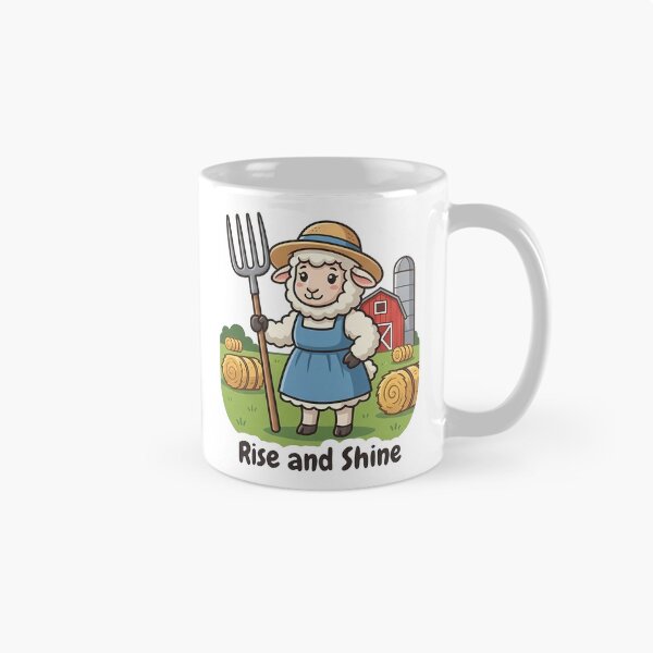 Item preview, Cute Sheep Farmer – Rise and Graze Farming Gift designed and sold by Isliath.