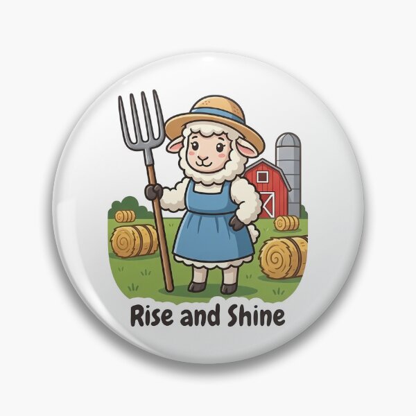Item preview, Cute Sheep Farmer – Rise and Graze Farming Gift designed and sold by Isliath.