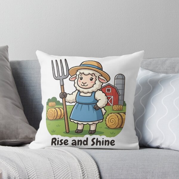 Item preview, Cute Sheep Farmer – Rise and Graze Farming Gift designed and sold by Isliath.