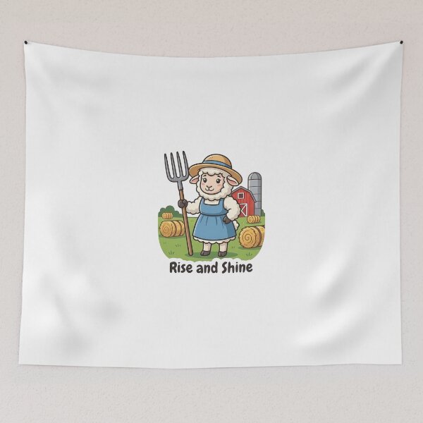 Item preview, Cute Sheep Farmer – Rise and Graze Farming Gift designed and sold by Isliath.
