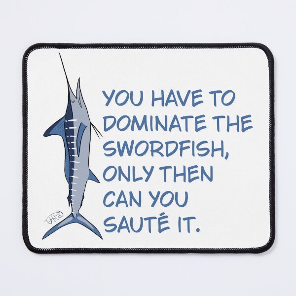 Item preview, Dominate the swordfish designed and sold by MrsWarlock.