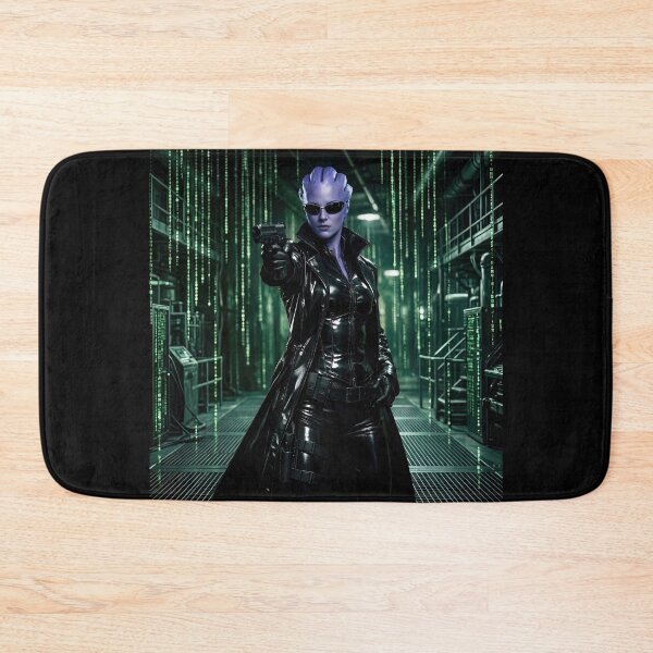 Item preview, Sci-Fi Mashup: Aria T'Loak as Trinity Mass Effect Matrix Art designed and sold by The Funky Sprunki.