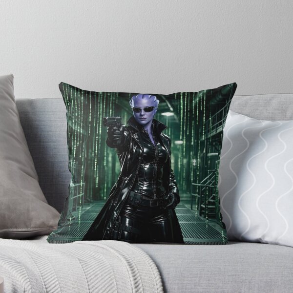Artikelvorschau, Sci-Fi-Mashup: Aria T'Loak als Trinity Mass Effect Matrix Art entworfen und verkauft von The Funky Sprunki.