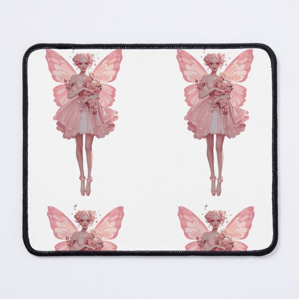 Item preview, Pink Flower Fairy With Butterfly Wings designed and sold by LC&LCPlatform.