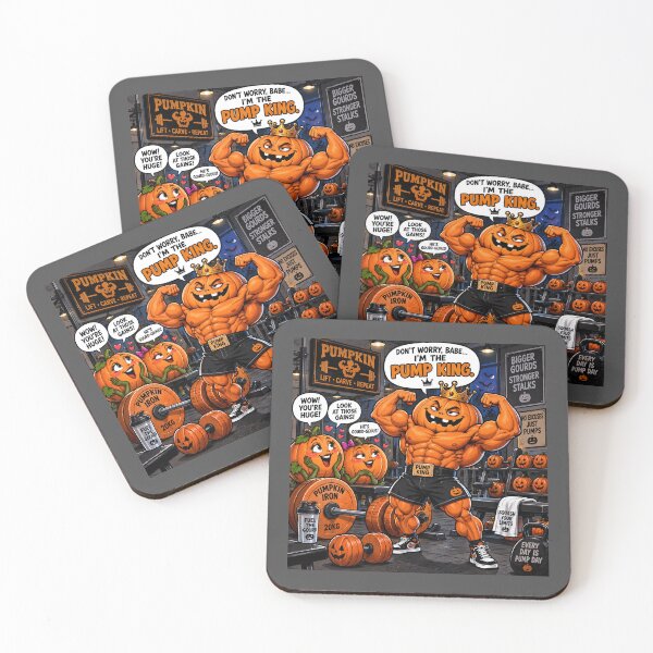 Item preview, Pump King Funny Muscular Pumpkin Gym Halloween designed and sold by Hornace88studio.