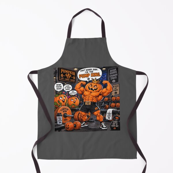 Item preview, Pump King Funny Muscular Pumpkin Gym Halloween designed and sold by Hornace88studio.