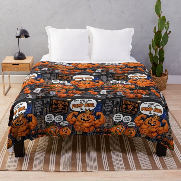 Item preview, Pump King Funny Muscular Pumpkin Gym Halloween designed and sold by Hornace88studio.