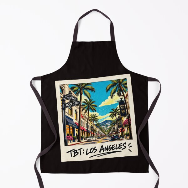 Item preview, TBT: Los Angeles – Rodeo Drive, Beverly Hills – Vintage Polaroid Pop Art designed and sold by ByJeffro.