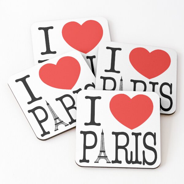 Item preview, I Love Paris - "I Love Paris" Logo, Eiffel Tower designed and sold by DGMaxShop.