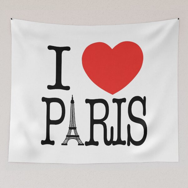 Item preview, I Love Paris - "I Love Paris" Logo, Eiffel Tower designed and sold by DGMaxShop.