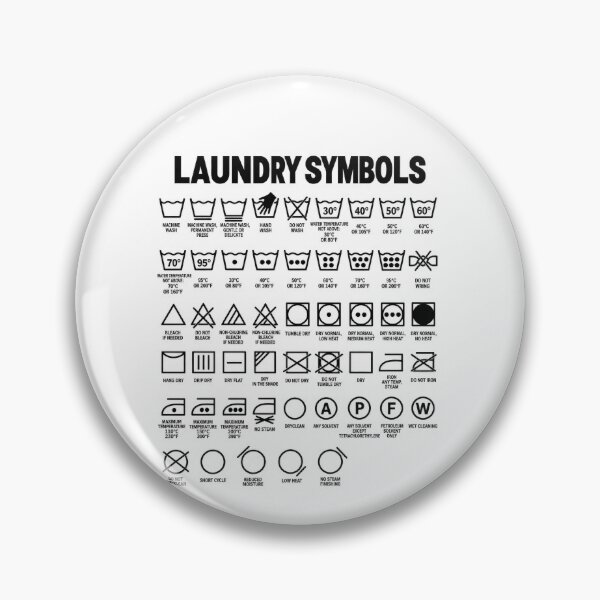 Item preview, Funny Laundry Symbols Care Chart Art designed and sold by elderberry.