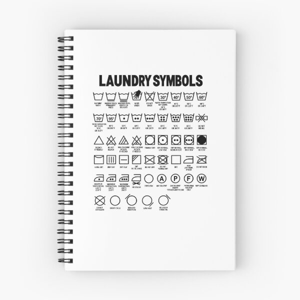 Item preview, Funny Laundry Symbols Care Chart Art designed and sold by elderberry.