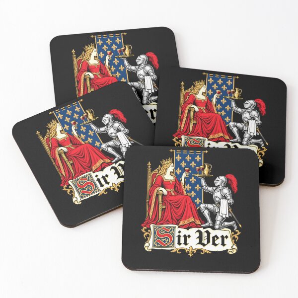 Item preview, Funny Sir Ver Medieval Server Pun Wine Art designed and sold by elderberry.