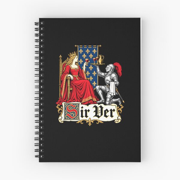 Item preview, Funny Sir Ver Medieval Server Pun Wine Art designed and sold by elderberry.