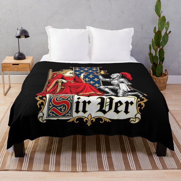 Item preview, Funny Sir Ver Medieval Server Pun Wine Art designed and sold by elderberry.