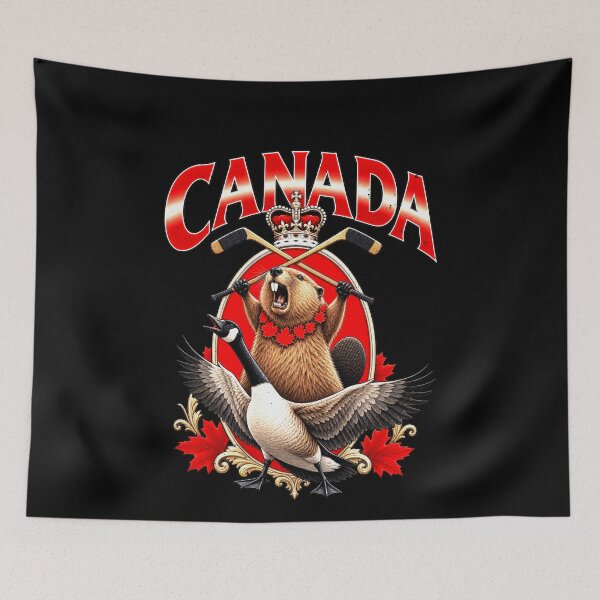 Item preview, CANADA Wildlife Hockey Emblem designed and sold by elderberry.