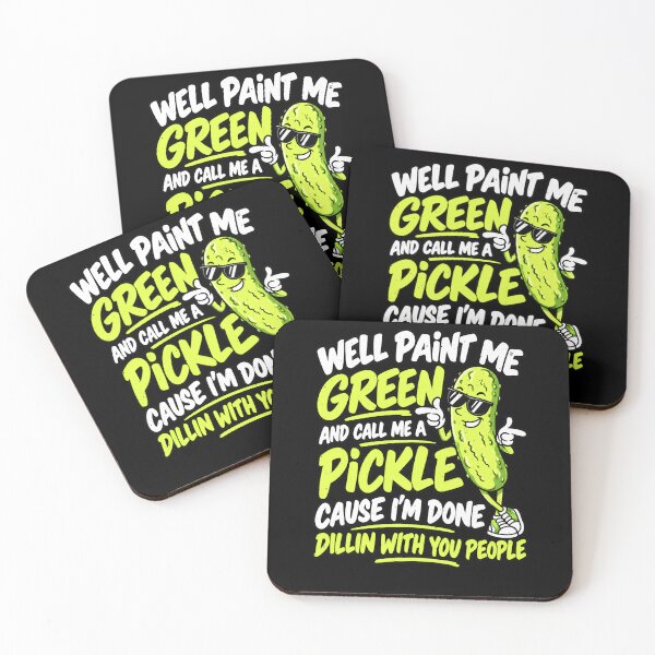 Item preview, Funny Done Dillin With People Pickle Pun Humor Art designed and sold by elderberry.