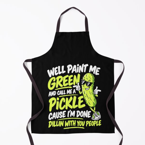 Item preview, Funny Done Dillin With People Pickle Pun Humor Art designed and sold by elderberry.