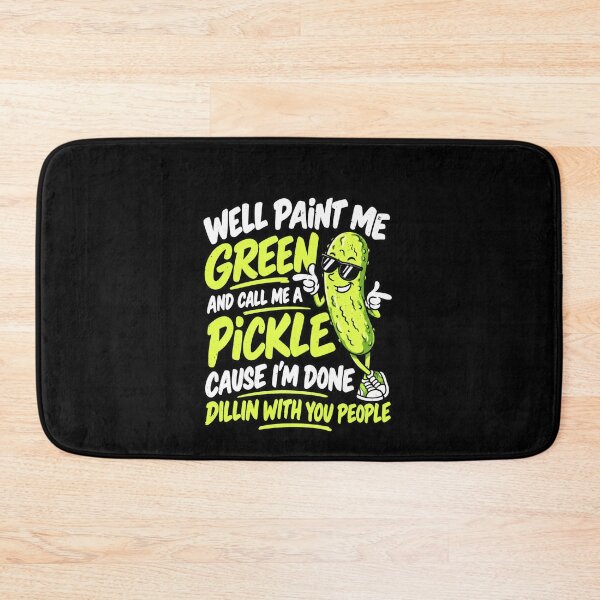 Item preview, Funny Done Dillin With People Pickle Pun Humor Art designed and sold by elderberry.