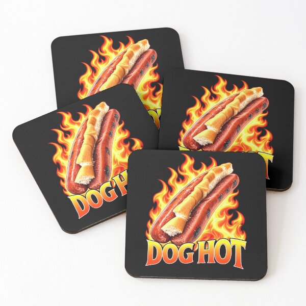 Item preview, Funny DOGHOT Spicy Reverse Hot Dog Grilling Humor Art designed and sold by elderberry.