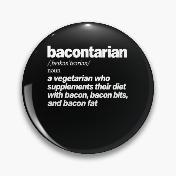 Item preview, Bacontarian Funny Vegetarian Definition designed and sold by elderberry.