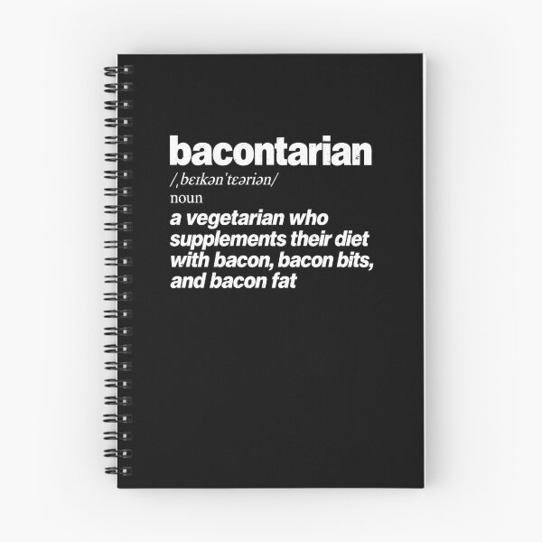 Item preview, Bacontarian Funny Vegetarian Definition designed and sold by elderberry.