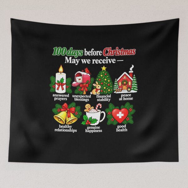 Item preview, Funny 100 Days Before Christmas Answered Prayers Art designed and sold by elderberry.