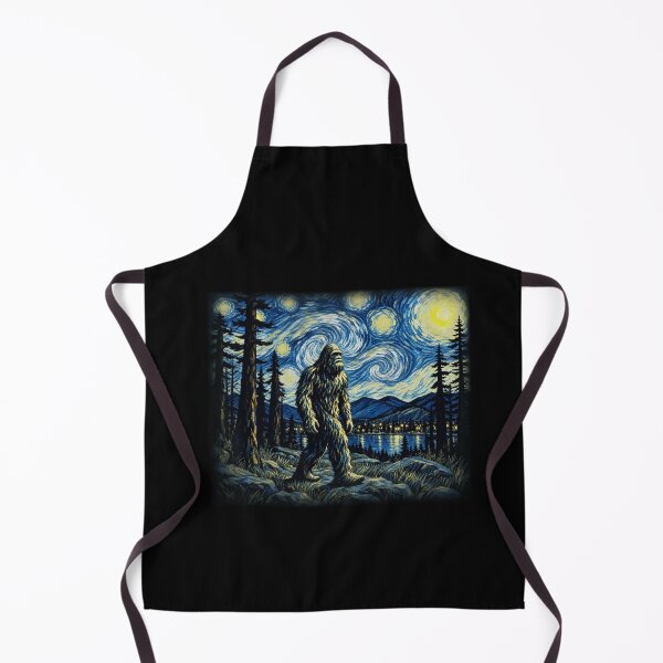 Item preview, Funny Bigfoot Moonlit Wilderness Art designed and sold by elderberry.