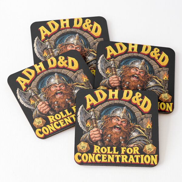 Item preview, ADHD&D Roll for Concentration designed and sold by abby-thorns.
