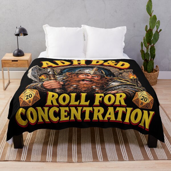 Item preview, ADHD&D Roll for Concentration designed and sold by abby-thorns.