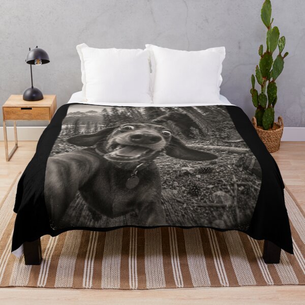 Item preview, Funny Dachshund Selfie Chased by Bigfoot Camping Adventure designed and sold by will freed18.