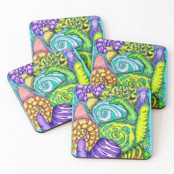 Item preview, Colorful Snails designed and sold by HarlienDesign.