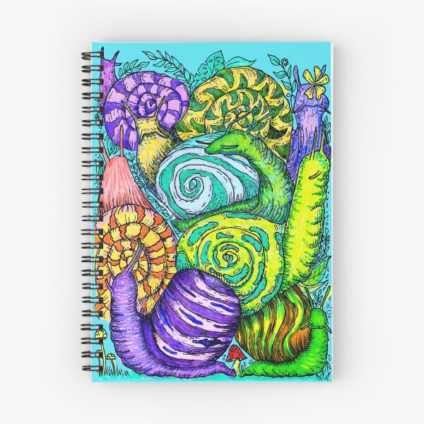 Item preview, Colorful Snails designed and sold by HarlienDesign.