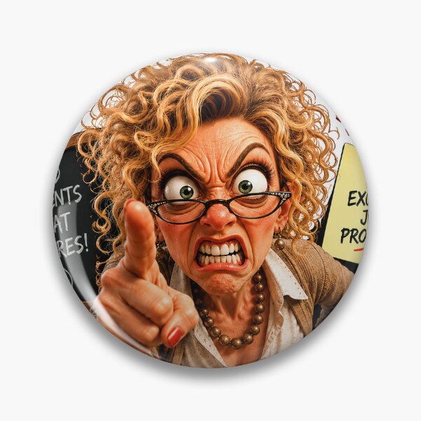 Item preview, Mrs. Gable's "No Excuses! Funny Teacher Sticker designed and sold by M. Mamdouh Artworks.