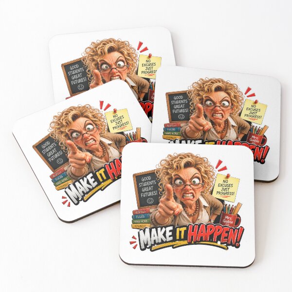 Item preview, Mrs. Gable's "No Excuses! Funny Teacher Sticker designed and sold by M. Mamdouh Artworks.