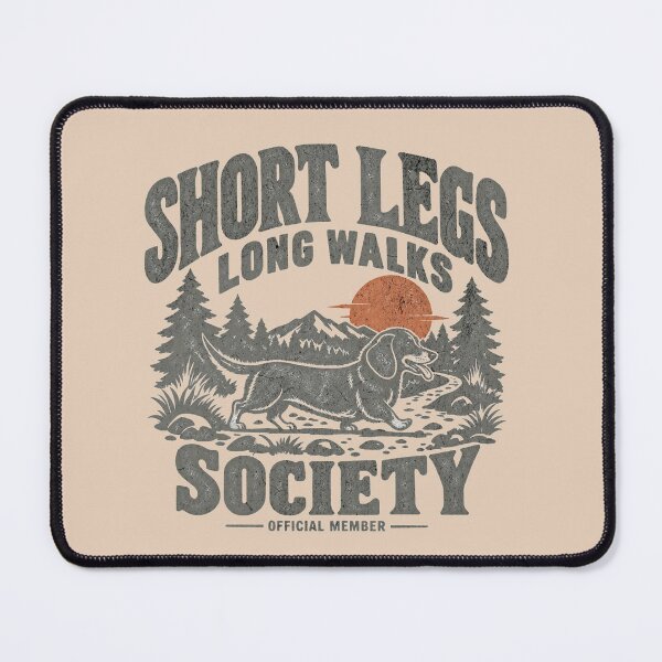 Item preview, Short Legs Long Walks Society Dachshund designed and sold by Bossy Dogs Co..
