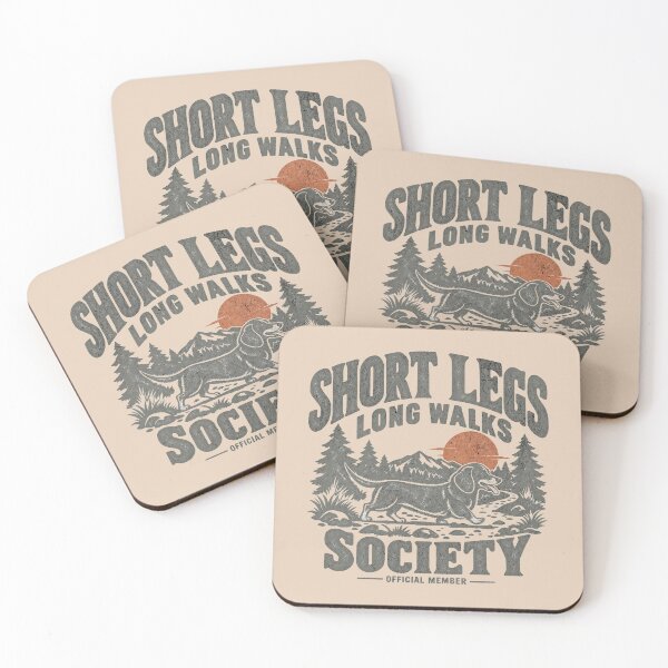 Item preview, Short Legs Long Walks Society Dachshund designed and sold by Bossy Dogs Co..
