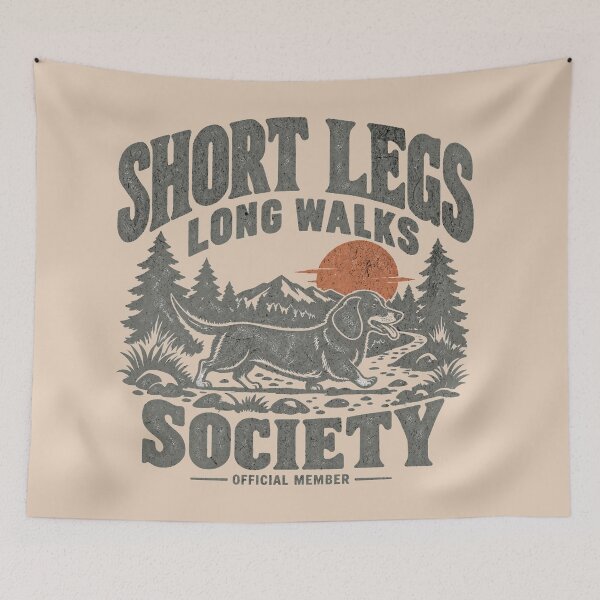 Item preview, Short Legs Long Walks Society Dachshund designed and sold by Bossy Dogs Co..