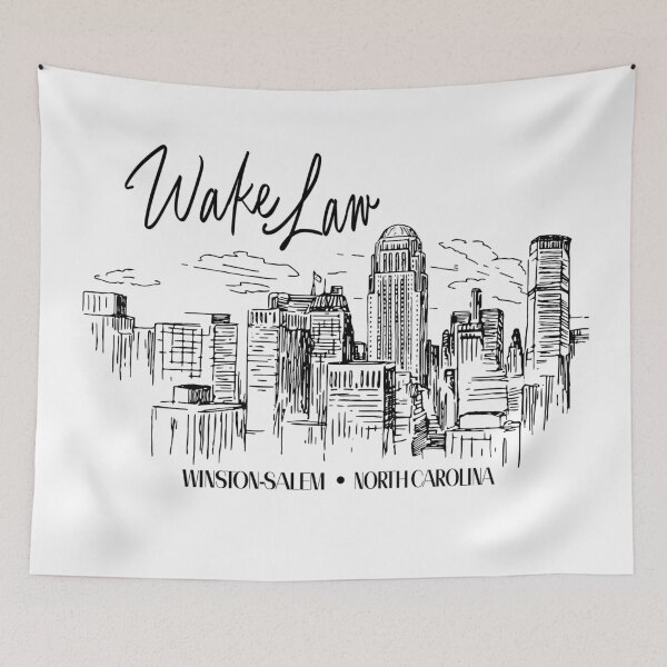 Item preview, Wake Law Winston-Salem Skyline designed and sold by gracecmoh.