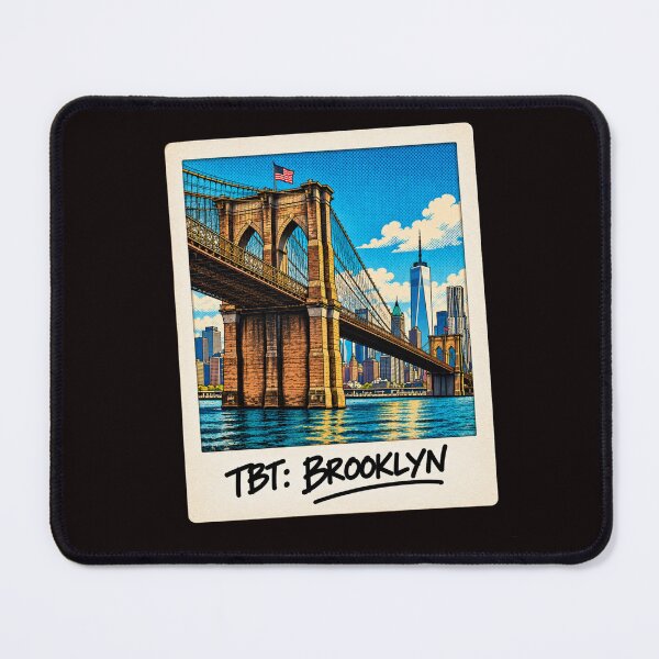 Item preview, TBT: Brooklyn – Brooklyn Bridge – Vintage Polaroid Pop Art designed and sold by ByJeffro.