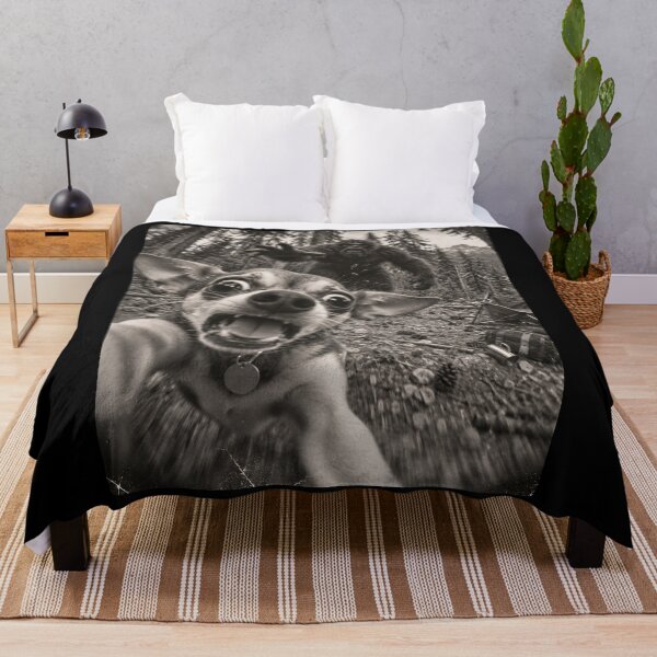 Item preview, Funny Chihuahua Selfie Running From Bigfoot in the Forest designed and sold by will freed18.