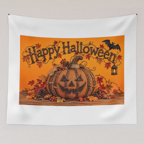 Item preview, Rustic Woven Halloween Pumpkin designed and sold by DansCreations42.
