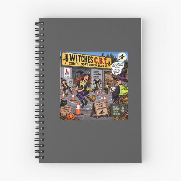 Item preview, Witches CBT Funny Compulsory Broom Training designed and sold by Hornace88studio.