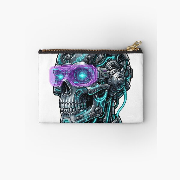 Item preview, Futuristic Cyberpunk Cyborg Skull With Visor designed and sold by Rahat3344.