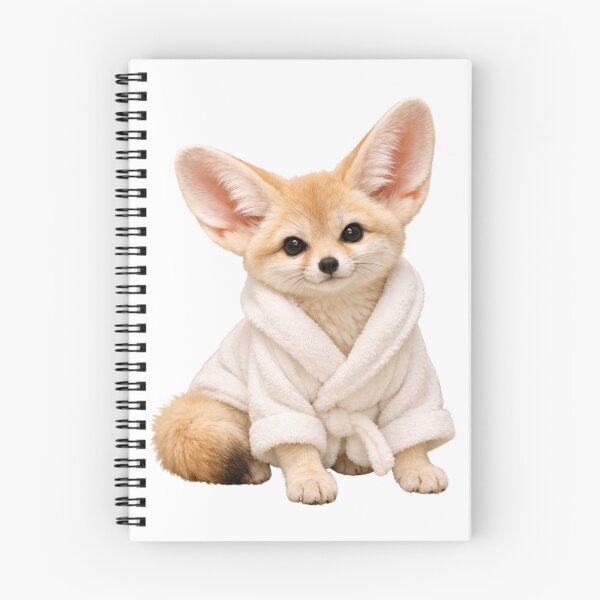 Item preview, Fennec Fox Fluffy Bathrobe designed and sold by Sillytoe.
