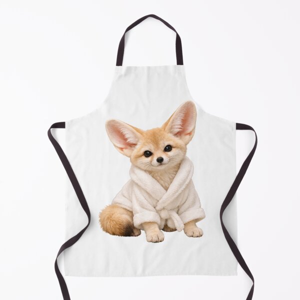 Item preview, Fennec Fox Fluffy Bathrobe designed and sold by Sillytoe.