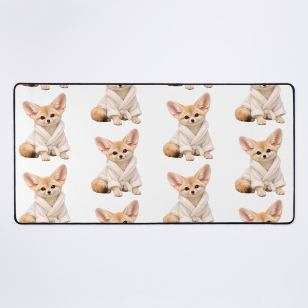Item preview, Fennec Fox Fluffy Bathrobe designed and sold by Sillytoe.