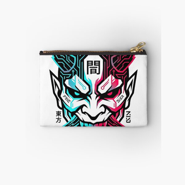 Item preview, Cyberpunk Japanese Oni Mask Tech Art designed and sold by Rahat3344.