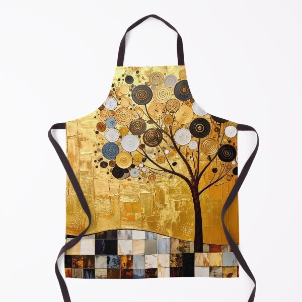 Item preview, Golden Tree of Life in Gustav Klimt Style designed and sold by Vicky Brago-Mitchell®.